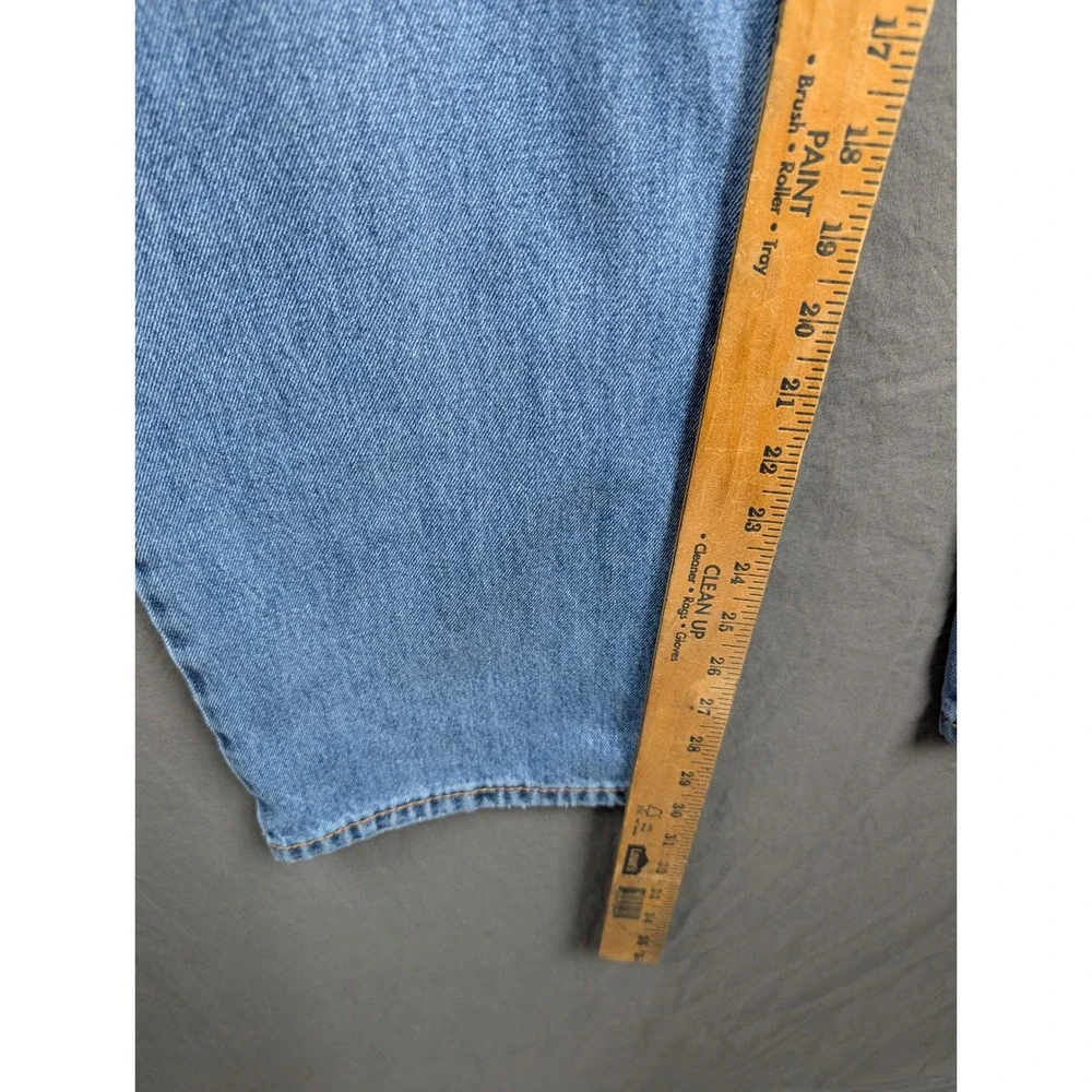 Levi's 550 Relaxed Fit Tapered Leg Blue Denim Jeans 42x30 Medium Wash Mens Pants